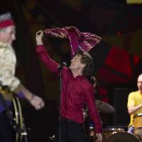 The Rolling Stones' Mick Jagger, Keith Richards (left) and Charlie Watts perform Feb. 20 during their Latin America tour, at the Maracana stadium in Rio de Janeiro. The tones say they will play a free concert in Havana on March 25, becoming the biggest act to play Cuba since its 1959 revolution. Jumpin' Jack fever as 'Los Rolling' to rock Havana masses for free after Obama visit