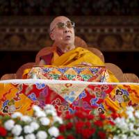 The Tibetan spiritual leader, the Dalai Lama, pauses as he delivers the Jangchup Lamrim teachings at Tashi Lhunpo Monastery in Bylakuppe, in southern India's Karnataka state, last Dec. 25. Exiled Tibetans take part in leadership election as Dalai Lama steps back