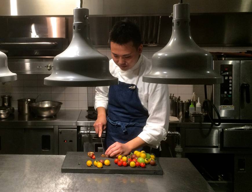 Craftale Ready to blossom: Chef Shinya Otsuchihashi is making waves at his cutting-edge Nakameguro restaurant, Craftale. | ROBBIE SWINNERTON