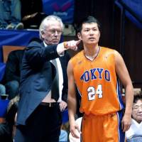 Tokyo Apache head coach Bob Hill transformed the now-defunct franchise, including guard Jumpei Nakama (pictured) into a vastly improved team in the weeks before the March 11, 2011, disasters. Former Apache team members, staff reflect on fateful 2010-11 season