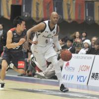 Ryukyu star Anthony McHenry, seen in a file photo from December, has played a pivotal role in leading the Golden Kings to a league-best 38-10 record through Sunday. Ryukyu setting pace as final season winds down