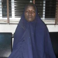 This undated picture released on Thursday by the Nigerian Army shows what was described as the second rescued Chibok schoolgirl, who was kidnapped by Boko Haram more than two years ago. Second rescued Chibok girl may not have been a student, community leader says