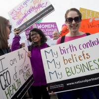 Supporters of women's health rally March 23 outside the Supreme Court in Washington The court ruled May Monday that lower courts should decide how the government can provide free insurance coverage for contraception to women working for some religious groups. In a unanimous decision, the high court avoided ruling on the merits of the case between the government and the religiously affiliated institutions, many of them Catholic, that opposed a key mandate in the Obamacare health care reform requiring most employers to include birth control coverage in their health plans. Split U.S. Supreme Court tells lower courts to rule on Christian nonprofit-challenged contraception coverage
