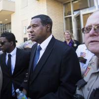 Prince’s half-brother, Alfred Jackson, leaves the Carver County Courthouse in Chaska, Minnesota, Monday. With the approval of most of Prince’s siblings, Carver County District Court Judge Kevin Eide confirmed the appointment of Bremer Trust, National Association as special administrator to manage the late musician’s assets during a probate hearing. Prince siblings appear for brief probate court session on massive, yet to be tallied estate