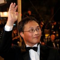 Japanese director Koji Fukada arrives on the red carpet for the screening of the film Fuchi Ni Tatsu (Harmonium) at the 69th Cannes film festival in Cannes, France, on May 14. The film was awarded the Jury Prize in the festival's Un Certain Regard division Saturday. Fukada's 'Fuchi Ni Tatsu' wins Jury Prize at 69th Cannes film festival