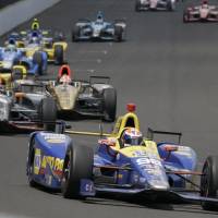 Alexander Rossi leads the field on his way to winning the 100th running of the Indianapolis 500 on Sunday. Rossi is the first rookie to win the race since 2001. Rossi stuns field at 100th Indy 500