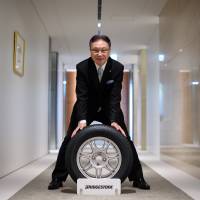 Masaaki Tsuya, chairman and chief executive officer of Bridgestone Corp., poses for a photo in Tokyo on June 3. Bridgestone CEO sees father of bride role for top team in deals