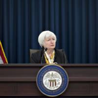 Janet Yellen, chair of the U.S. Federal Reserve, listens to a question during a news conference following a Federal Open Market Committee meeting in Washington, D.C., on Wednesday. The only certainty for world's central bankers is uncertainty