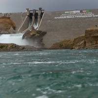 In this photograph taken on Thursday, the $290 million Salma Hydroelectric Dam, which was built under India's development partnership with Afghanistan, is seen at Chishti Sharif in Afghanistan's Herat province. Modi inaugurates $290 million Indian-built dam in Afghanistan