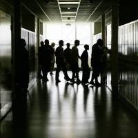 Students walk through the halls during a 2013 open house for incoming freshmen and transfer students at a high school in Philadelphia. A new government survey released Thursday finds a surprising drop in the proportion of high school kids who are having sex. Necking gives way to 'cautious generation' texting as CDC finds fewer kids having sex