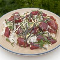Lean tuna on a bed of vinegared rice Once considered low class, how did tuna get so valuable?