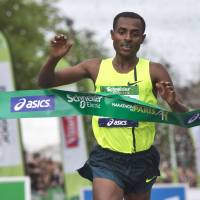 Legendary runner Kenenisa Bekele, seen in an April 2014 file photo, says his exclusion from Ethiopia’s marathon team for the Olympics is “unjust” and has called the selection criteria the national federation used “biased.” Despite protests, Bekele won't receive spot on Ethiopia's Olympic team