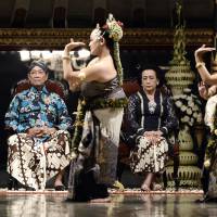 Sultan Hamengku Buwono X (left) is seen on May 7 with his wife, Queen Consort Gusti Kanjeng Ratu Hemas, at a dance celebrating his 70th birthday and 27th year in power in Yogyakarta. Buwono also serves as governor of the ancient city. Indonesian sultan ignites feud with push for female heir
