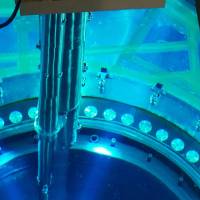 Nuclear fuel is loaded into a reactor at the Ikata nuclear power plant in Ehime Prefecture on June 24. Parties vague on atomic power pledges in run-up to Upper House election