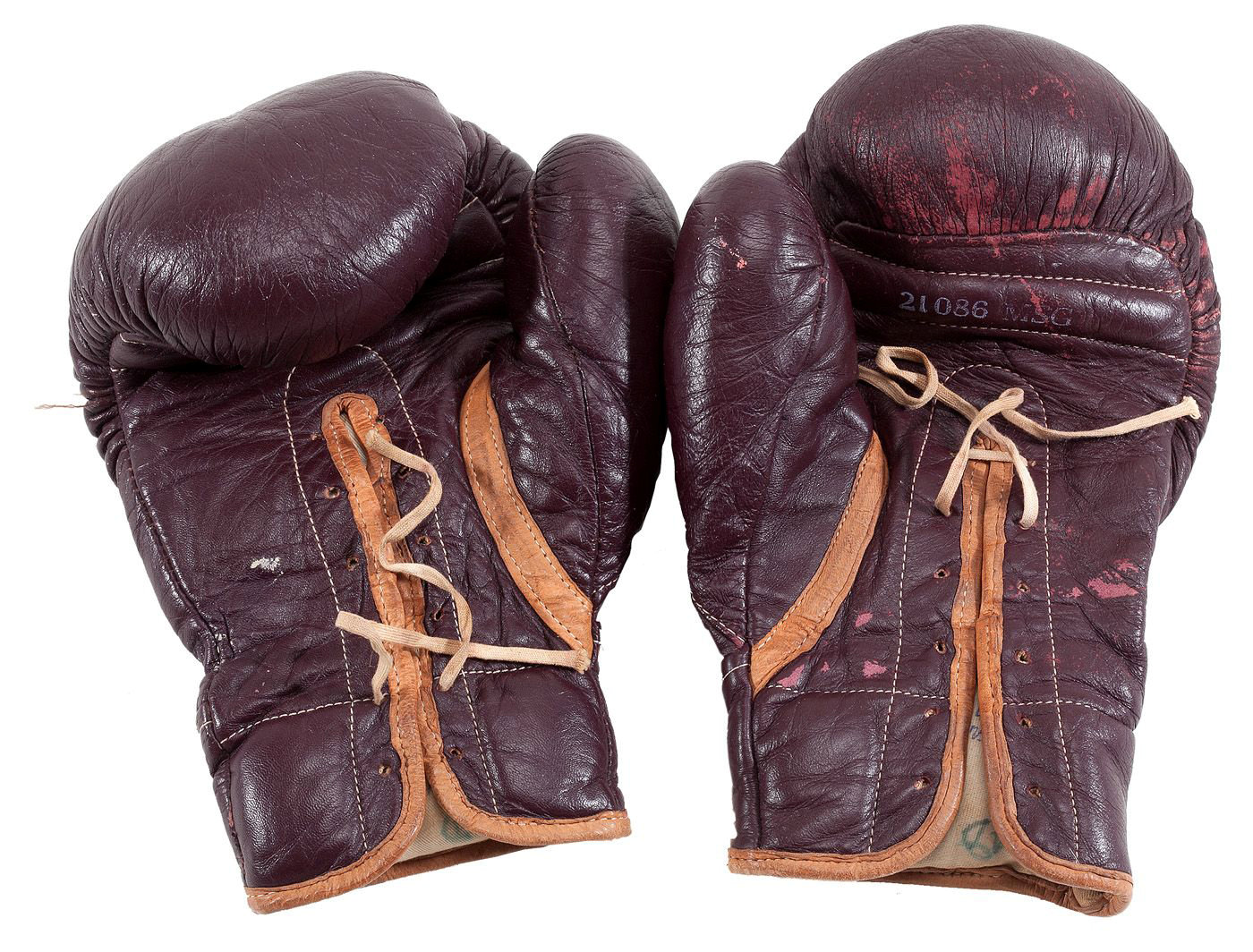 Alis gloves, Fraziers jockstrap from 1971 Fight of the Century up for sale