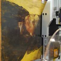 The Edgar Degas painting Portrait of a Woman is scanned by the MAIA Detector in Victoria, Australia. Australians use super-X-ray vision to unmask woman Degas painted over