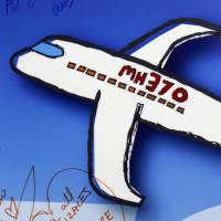 Messages are written on a wall of hope during a remembrance event for the ill-fated Malaysia Airlines Flight MH370 in Kuala Lumpur last March. MH370 plunged into ocean at high speed: report