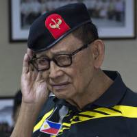 Former Philippine President Fidel Ramos listens to a question during a press briefing at the Philippines Consulate in Hong Kong on Tuesday. Ex-Philippine leader to meet contacts with ties to Xi on 'ice-breaking' trip to China