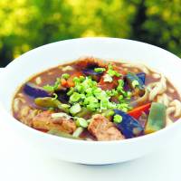 Beat the heat with a spicy dish inspired by Kyoto’s culinary tradition of udon noodles with curry. Beat the heat with help from a spicy Japanese staple