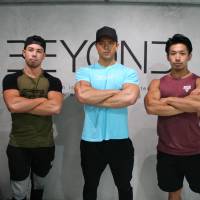 Fighting fit: Shun Kaneko, Edward Kato and Yukihiro Yuasa present a different figure to the svelte physiques of young men who appear on Japanese TV and in magazines. They're hoping to show others that physiques come in many different sizes. The changing face (and bodies) of fitness