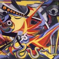 Taro Okamoto’s “Men Aflame” (1955) The 'informel' whirlwind that swept across Japan