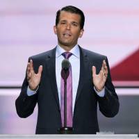 Donald Trump Jr. Donald Trump Jr. likens Syrian refugees to poisoned Skittles