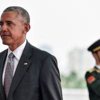U.S. President Barack Obama arrives at the Hangzhou Exhibition Center to participate to Group of 20 summit, in Hangzhou, China, on Sunday. Southeast Asian leaders prepare to welcome Obama for last time as he attends Laos ASEAN meet