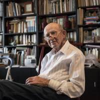 Joseph Harmatz is interviewed in May by the Associated Press at his apartment in Tel Aviv. Harmatz, who led the most daring attempt by Jews to seek revenge against their former Nazi tormentors, has died. He was 91. His son, Ronel Harmatz, confirmed the death Monday. Holocaust 'Avenger' leader Joseph Harmatz dead at 91