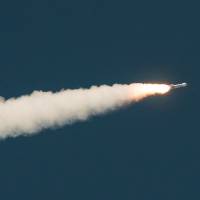 The United Launch Alliance Atlas V rocket carrying NASA's Origins, Spectral Interpretation, Resource Identification, Security-Regolith Explorer (OSIRIS-REx) spacecraft lifts off from Space Launch Complex 41 at Cape Canaveral Air Force Station, Florida,Thursday. NASA launches craft to sample asteroid that may hit Earth in 150 years