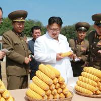 North Korean leader Kim Jong Un visits a military-run farm in this undated photo released Tuesday. U.S. has no right to lecture Beijing over North Korea: Chinese state media