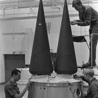 U.S. Air Force technicians work on the warheads of an LGM-30G Minuteman III intercontinental ballistic missile at Malmstrom Air Force Base in Montana. At huge cost, U.S. plans to replace ICBM arsenal