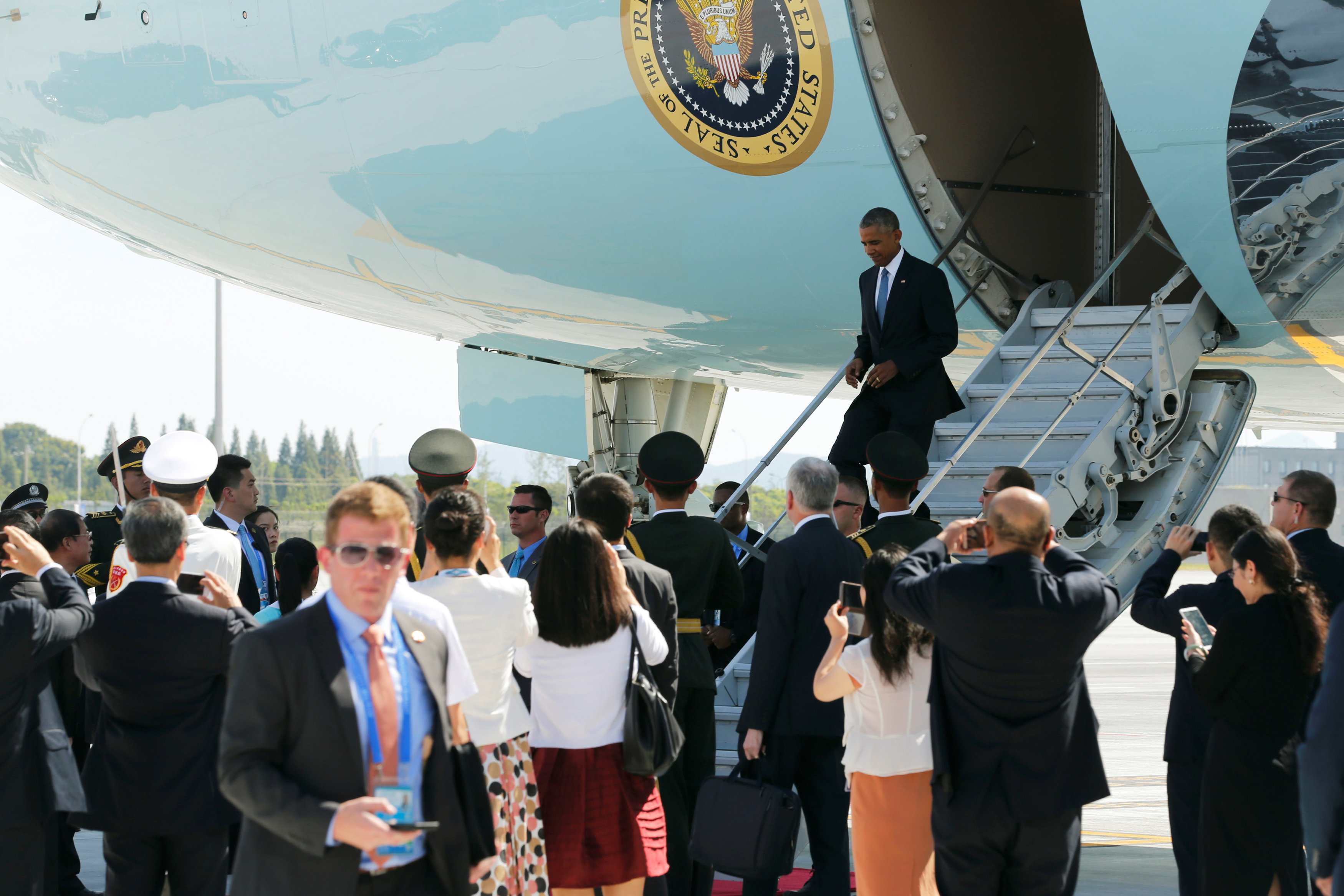 Image result for obama china airport 2016