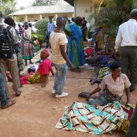 Survivors of a 5.7-magnitude quake that struck Tanzania's Lake Zone wait for treatment at the Bukoba Referral Hospital, northwest Tanzania, on Saturday. 16 dead, over 250 hurt as strong quake rocks Tanzania, neighboring nations