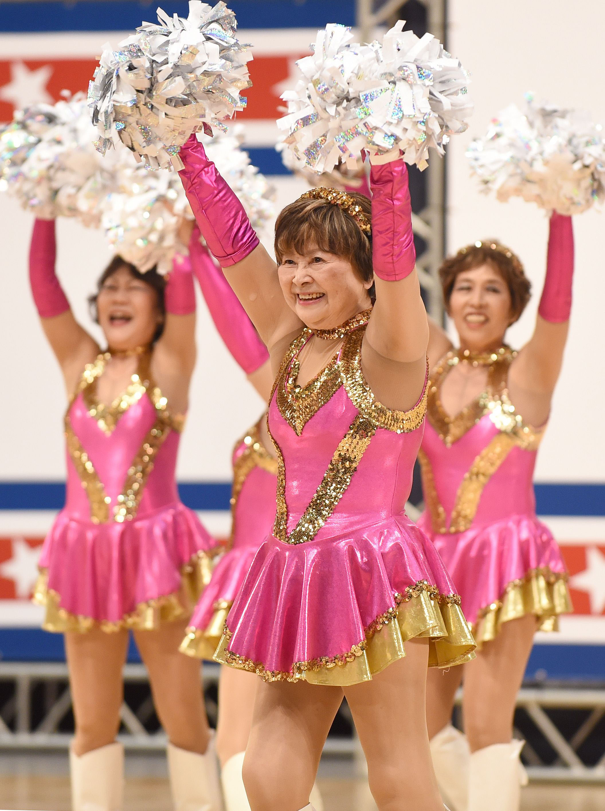 Grannies stay young through cheerleading The Japan Times