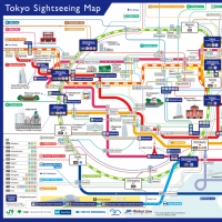 The Tokyo Sightseeing Map has railway routes and illustrations of tourist spots such as Sensoji Temple, Tokyo Skytree and the Roppongi Hills. Six railway operators launch English map for tourists