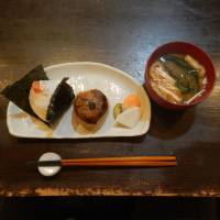 A Risaku breakfast The 'onigiri': Japan's perfect morning meal