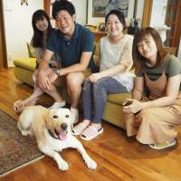 Caramel the golden retriever finds a family in Tokyo
