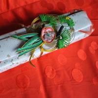 Signed, sealed, delivered: A gift received by the author's neighbor's daughter from the doctor who adopted her. Traditionally on this Seto Inland Sea island, such packages contain a fan (for girls) or a pair of chopsticks (for boys). If you don't feel accepted in Japan, join the far-from-exclusive club