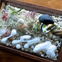 Delectable diorama: A sandy summer beach with seasonal seafood, from the summer menu at Celaravird. Celaravird: Edible works of art from an adventurous chef