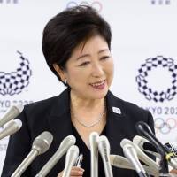 In the top seat: Tokyo Gov. Yuriko Koike attends a press conference on Aug. 31. The rise of the new governor has some similarities to that of Toru Hashimoto's in Osaka. There must be a sense of deja vu in Osaka after Yuriko Koike's election