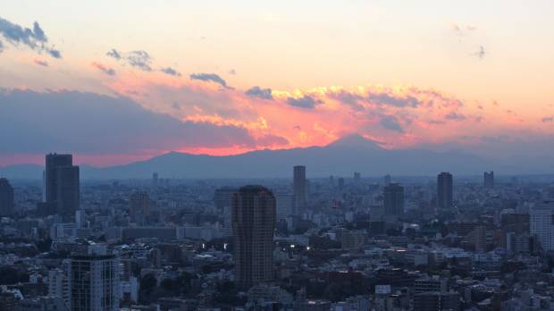 Sunset over Tokyo, seen from Tokyo Tower Is this the first great Tokyo novel by a non-Japanese writer?