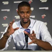 Miami Heat center Chris Bosh has failed his physical with the team, putting his career in jeopardy. Bosh's career in jeopardy again