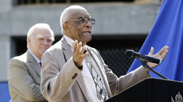 Former Tennessee State and Olympic women's track coach Ed Temple, seen in a September 2015 photo, led the U.S. women's team to 15 Olympic gold medals and helped break down racial and gender barriers in the sport. He died on Thursday at age 89. Longtime track coach Temple passes away