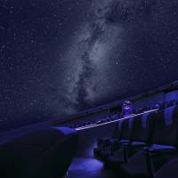 The Chiron 401 planetarium system at the Yokkaichi Municipal Museum in Mie Prefecture is seen projecting the Milky Way. Mie museum's planetarium system lands Guinness record for most stars displayed