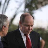 Prince Albert II of Monaco arrives at the Climate Conference, known as COP22, in Marrakesh, Morocco, Monday. Global temperatures are soaring toward a record high this year, the U.N. weather agency said Monday. 2016 set to break heat record, reach Paris pact limits without carbon surge