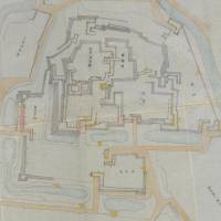 A diagram of Kumamoto Castle details areas damaged by an earthquake in 1889. Damage to Kumamoto Castle walls linked to 1889 Meiji temblor