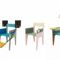 Variations of Makoto Suzuki’s Capa Chair prototype for AtMa Inc., one of which was showcased at Tokyo Design Week 2016. Tokyo Design Week: The professionals