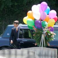 Burke Ramsey arrives for the burial service of his mother, Patsy Ramsey, in Marietta, Georgia, in 2006. Brother sues CBS for $750 million over series that concluded he killed JonBenet Ramsey in 1996