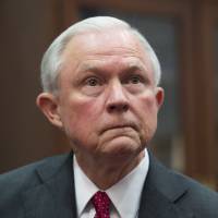 Attorney General nominee Sen. Jeff Sessions, R-Ala., is shown Nov. 29 while meeting with Sen. Charles Grassley, R-Iowa, chairman of the Senate Judiciary Committee, on Capitol Hill in Washington. Sessions hearing expected to be dogged by 1980s wrongful voting-fraud prosecution