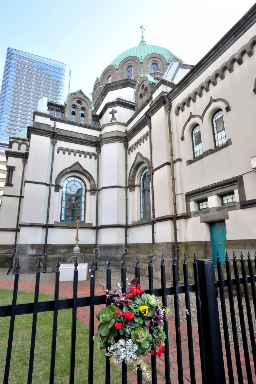 The Byzantine-style Holy Resurrection Cathedral in Tokyo is seen on Nov. 6.
